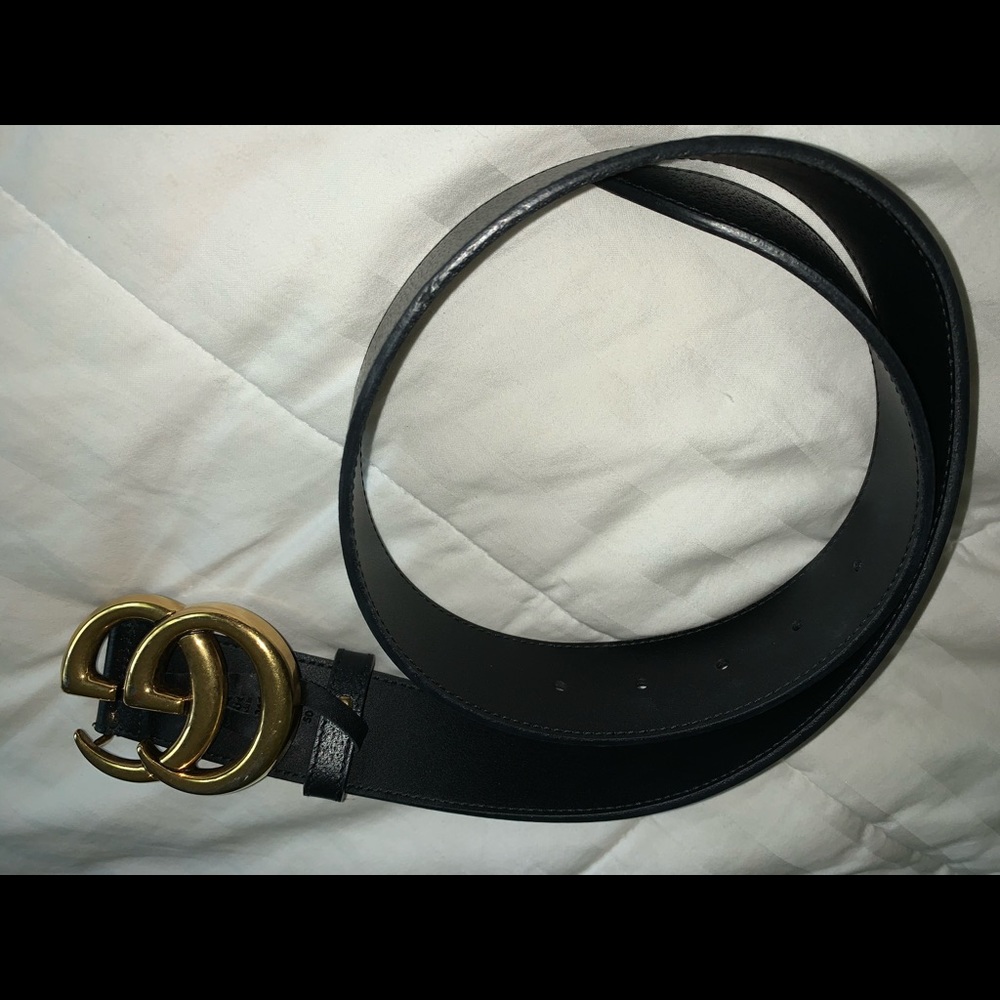 AUTHENTIC Black Gucci Belt